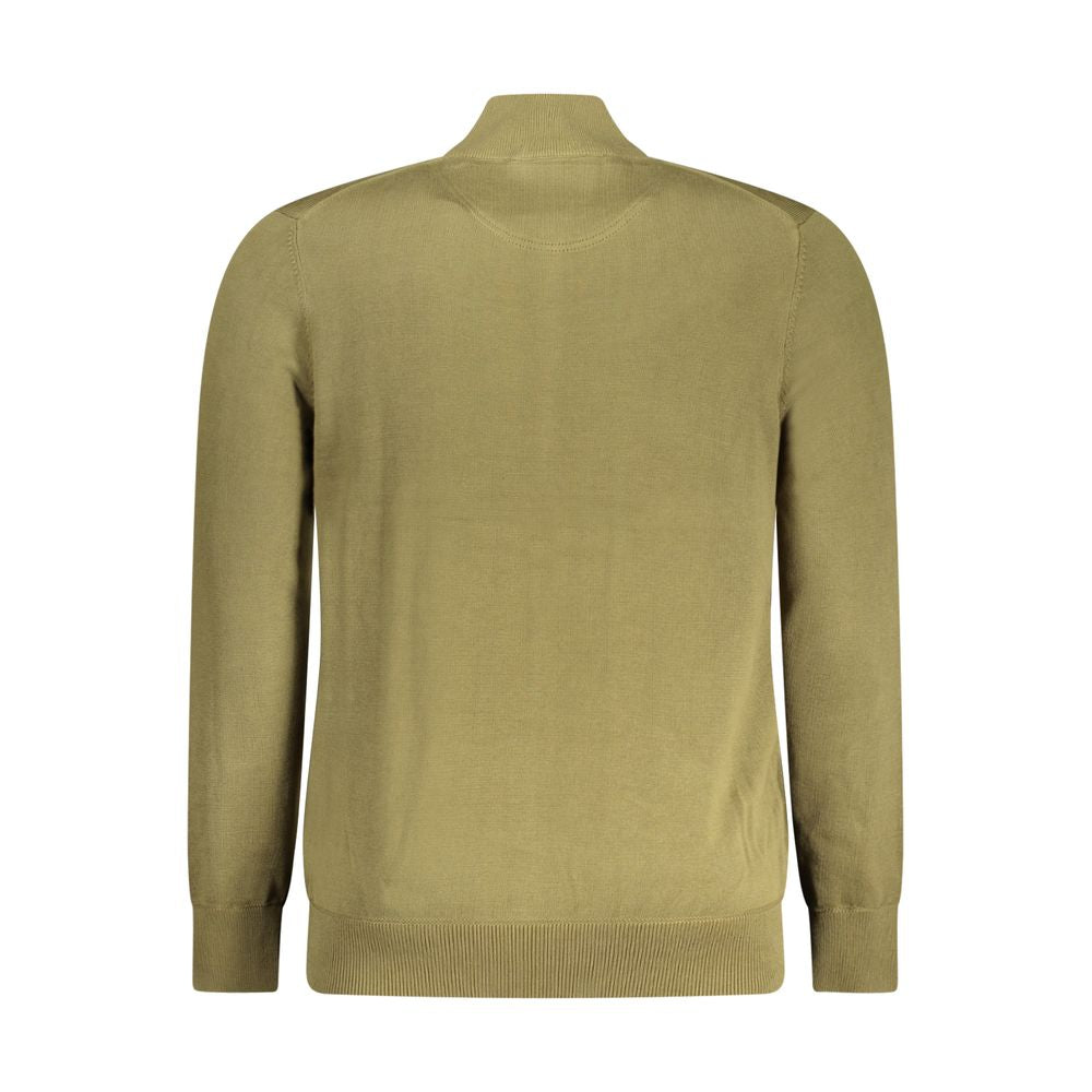Grüne Bio-Baumwolle Herren Cardigan