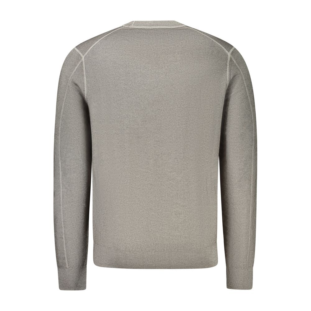 Grey Wool Men's Sweater