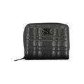 Schwarze Polyester-Damenbrieftasche
