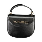 Nero Polyurethane Women's Bag with Handle and Shoulder Strap