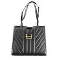 Black Polyurethane Women's Bag