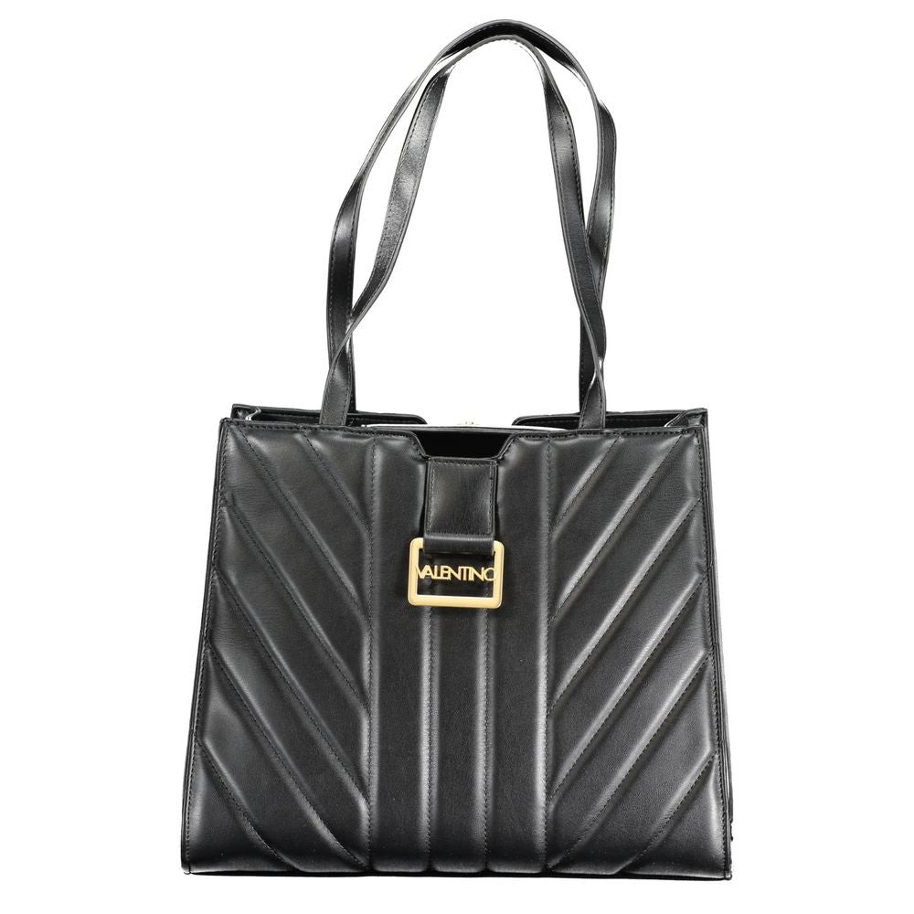 Black Polyurethane Women's Bag