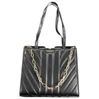Black Polyurethane Women's Bag