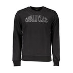 Schwarzes Baumwoll-Sweatshirt für Herren