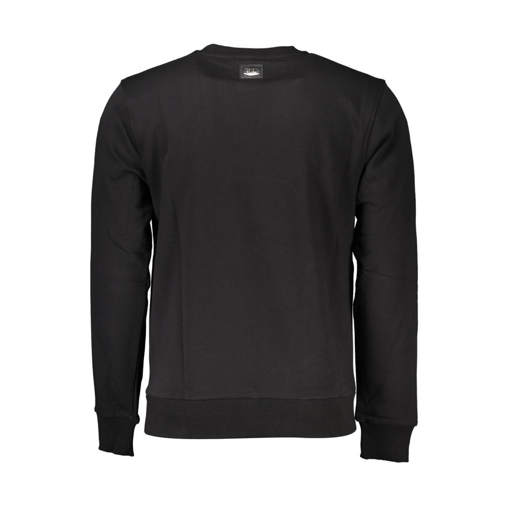 Schwarzes Baumwoll-Sweatshirt für Herren