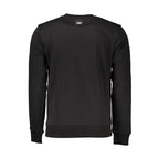 Schwarzes Baumwoll-Sweatshirt für Herren