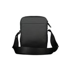 Elegante schwarze Umhängetasche mit Kontrastdetails