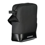 Elegante schwarze Umhängetasche mit Kontrastdetails