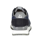 Blue Polyester Sneaker