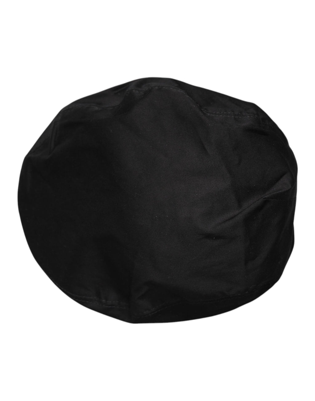 Schwarze Baumwoll-Newsboy-Schirmmütze
