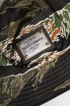 Multicolor DG Plaque Wide Brim Bucket Hat