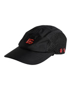 Black Nylon DG Logo 6-Panel Baseball Cap