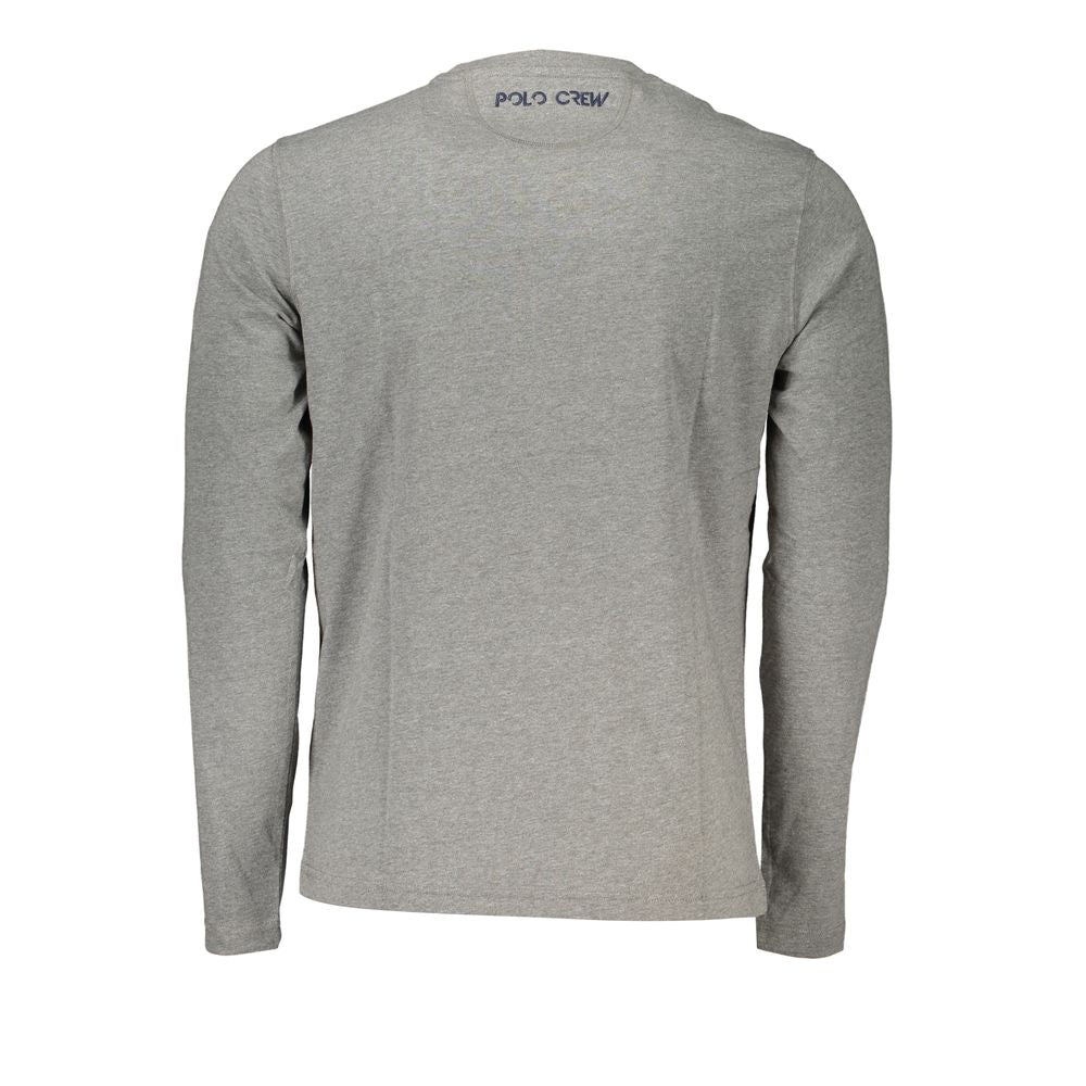 Graues Cotton Herren T-Shirt