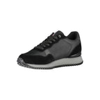 Schwarzer Polyester-Sneaker