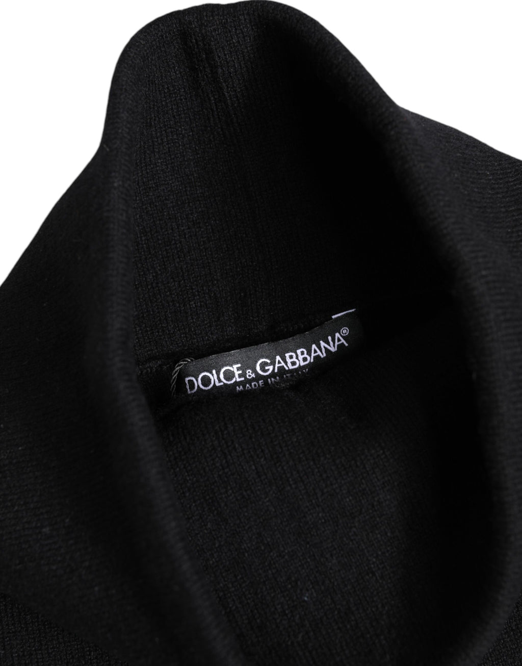 Schwarzer Kaschmir gestrickter Halswärmer Foulard Schal