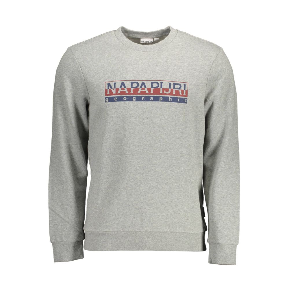 Grauer Baumwollsweatshirt