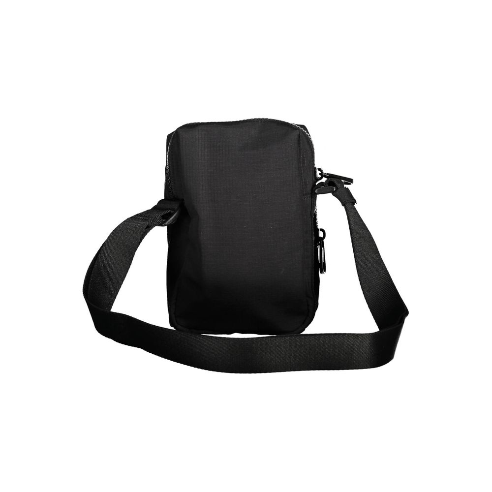 Schwarze Nylon-Herren-Umhängetasche