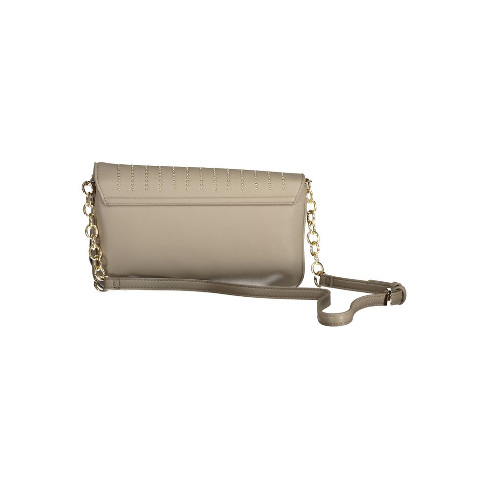 Damenhandtasche aus Polyurethan, Beige