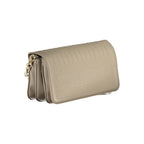 Damenhandtasche aus Polyurethan, Beige