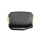 Nero Polyurethane Women's Bag With Adjustable Shoulder Strap