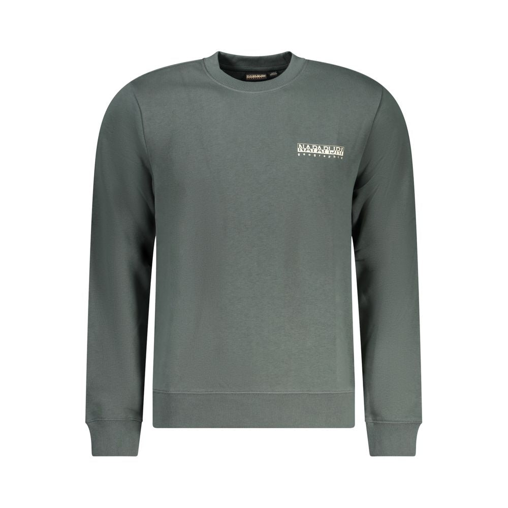 Herren-Sweatshirt aus Baumwolle in Grün