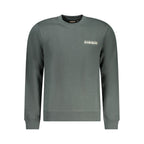 Herren-Sweatshirt aus Baumwolle in Grün