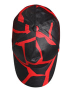 Rot Schwarz Spitze Tüll Baumwolle Baseball Cap