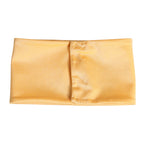 Gelb Nylon Stretch Damen Halswärmer Schal