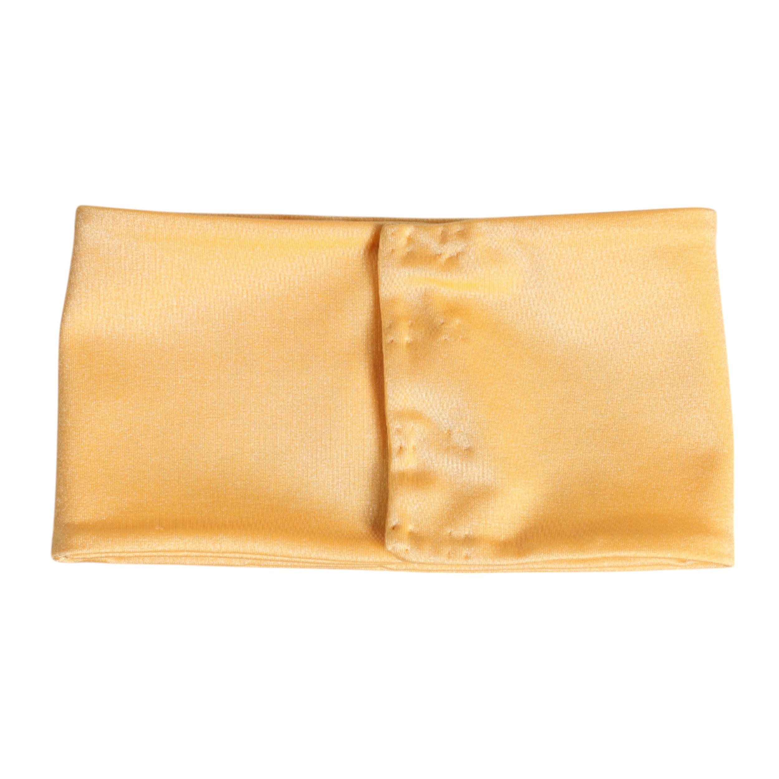 Gelb Nylon Stretch Damen Halswärmer Schal