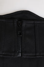 Fascia elastica in vita da smoking in cotone nero