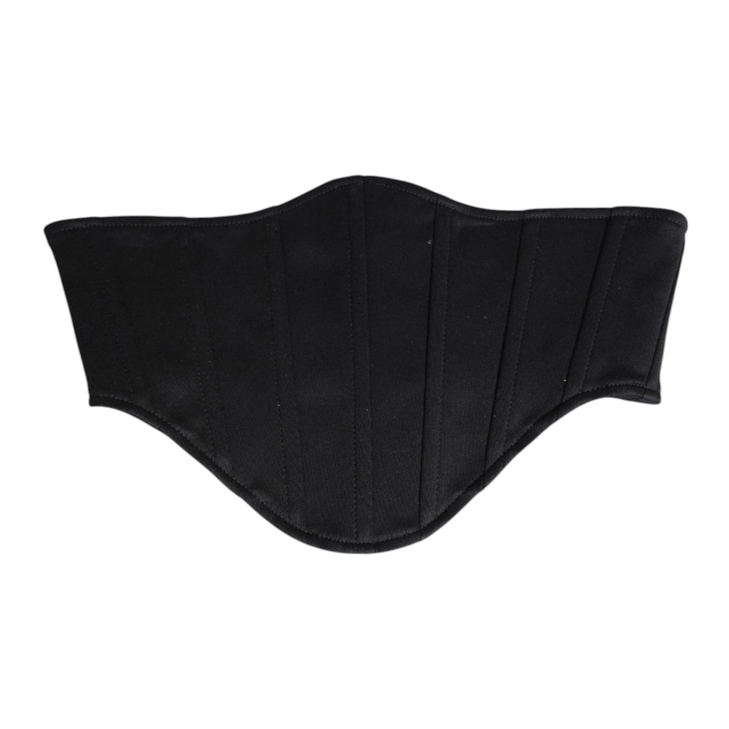 Fascia elastica in vita da smoking in cotone nero