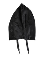 Schwarzer Polyester Vollkopfwickelhut