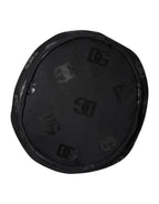 Eimerhut aus Polyester-Jacquard mit schwarzem DG-Monogramm