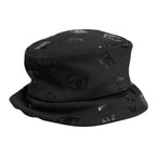 Eimerhut aus Polyester-Jacquard mit schwarzem DG-Monogramm