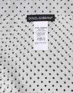 White Polka Dots Polyester Wrap Shawl Scarf