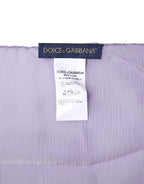 Purple Silk Rectangle Wrap Shawl Scarf