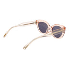 Pinkfarbene Acetat-Sonnenbrille