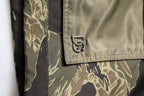 Multicolor Camouflage Baumwoll-Bomberjacke