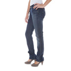 Blaue Damenjeans aus Baumwolle