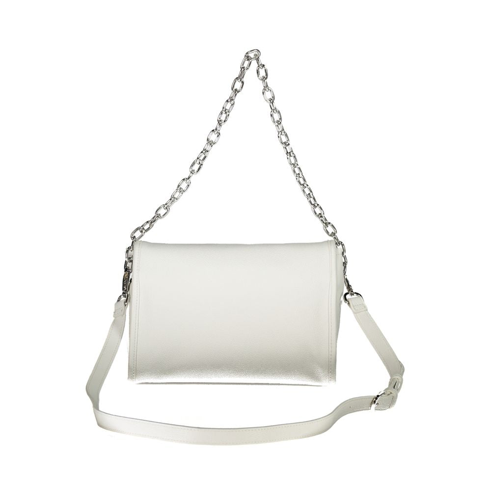 White Polyurethane Women's Bag