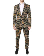 Multicolor TAORMINA Single Breasted 2 Piece Suit