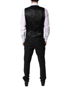 Black Single Breasted Formal 3 Piece Suit