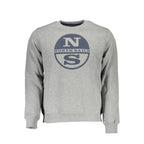 Gray Cotton Men Sweater