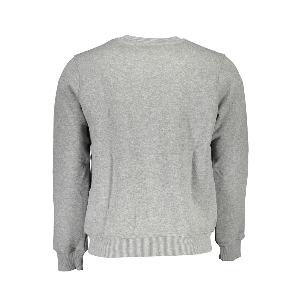 Felpa da uomo in cotone grigio