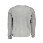Felpa da uomo in cotone grigio