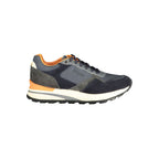 Blauer Polyurethan-Herren-Sneaker