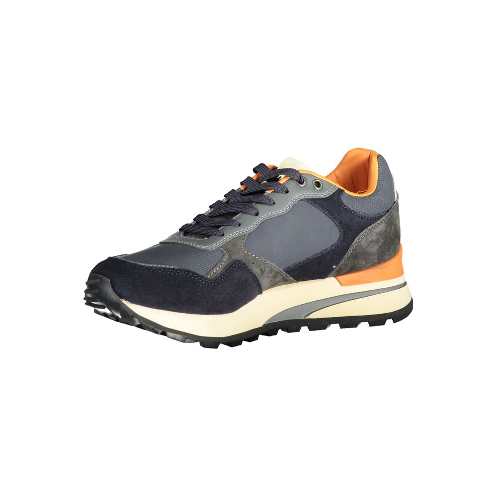 Blauer Polyurethan-Herren-Sneaker