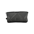 Black Polyester Women Handbag