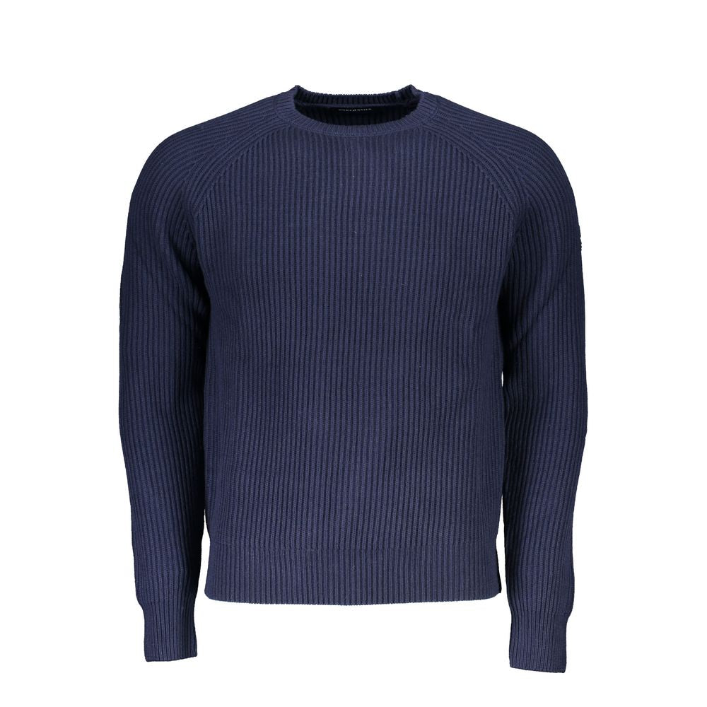Blue Cotton Men's Sweater