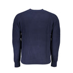 Blue Cotton Men's Sweater